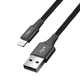Кабель Baseus Rapid 4-in-1 USB-A to 2xUSB-C/Lightning/Micro-USB 1.2m Black (CA1T4-B01) - изображение 2