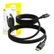 Кабель Baseus Tungsten Gold USB-C to USB-C 100W 1m Black (P10319805111-00) - зображення 5