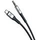 Кабель 3mk AUX USB-C to Jack 3.5 mm 1m Black (5903108528788) - изображение 4