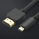 Кабель Ugreen micro HDMI to HDMI 3m Black (6957303831043) - зображення 2