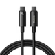 Кабель Baseus Tungsten Gold USB-C to USB-C 240W 2m Black (CAWJ040101) - изображение 1