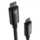 Кабель Baseus Tungsten Gold USB-C to USB-C 240W 2m Black (CAWJ040101) - изображение 2