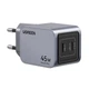 Сетевое зарядное устройство Ugreen Nexode Pro 45W 2x USB-C Grey (6941876230082) - изображение 2