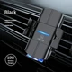 Автодержатель с функцией беспроводной зарядки Usams CD133 10W Wireless Charging Car Holder Black (CD133ZJ01) - изображение 9
