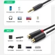Аудіоадаптер Ugreen Jack 3.5mm (Male) to 2x RCA (Female) 0.25m Grey (6957303815470) - зображення 4