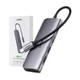USB-хаб Ugreen CM195 5-in-1 USB-C to 2xUSB-A/HDMI/SD/TF PD Silver (15214) - изображение 4