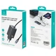 Сетевое зарядное устройство Usams JC Series PD/QC 65W USB-C | USB-A with Built-In USB-C Cable Black (CC266TC01) - изображение 9