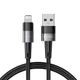 Кабель Tech-Protect UltraBoost Lightning Cable 12W | 2.4A 100cm Grey (9490713934166) - изображение 1