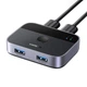Сплітер USB-A 2x2 Ugreen 5Gbps 2x USB Cable 1.5m (6941876233137) - зображення 1