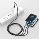 Кабель Baseus Tungsten 3-in-1 USB-A to USB-C/Lightning/Micro-USB 1.5m Black (CAMLTWJ-01) - изображение 11