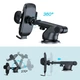 Автодержатель Joyroom Car Phone Holder with Telescopic Extendable Arm for Dashboard/Windshield Black (JR-ZS259-BK-DB) - изображение 5