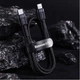 Кабель Baseus Cafule USB-C to Lightning 1m Black/Grey (CATLKLF-G1) - изображение 13