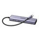 USB-хаб Ugreen CM512 6-in-1 USB-C to 3xUSB-A/USB-C/HDMI/RJ45 Silver (15598) - изображение 4