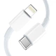 Мережевий зарядний пристрій Tech-Protect NC20W PD 20W USB-C with USB-C to Lightning Cable 1 m White (5906302362899) - зображення 7