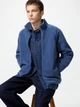 Толстовка на флисе на молнии мужская Uniqlo 733061348 2XL Синяя (1159855919) - изображение 1