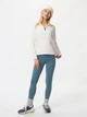 Толстовка утепленная на флисе женская Uniqlo 518333408 M Белая (1159856101) - изображение 6