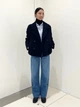 Пальто осеннее короткое женское Uniqlo 599644222 L Синее (1159855893) - изображение 5