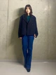 Пальто осеннее короткое женское Uniqlo 599644222 L Синее (1159855893) - изображение 12