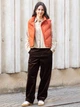 Рубашка хлопковая женская UNIQLO 657777253 2XL Бежевая (1159854243) - изображение 3