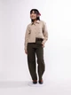 Рубашка хлопковая женская Uniqlo 657777253 XL Бежевая (1159855871) - изображение 6