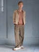Рубашка хлопковая женская Uniqlo 657777253 XL Бежевая (1159855871) - изображение 8