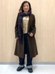 Рубашка хлопковая женская Uniqlo 657777253 XL Бежевая (1159855871) - изображение 9