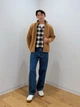 Толстовка на флисе на молнии мужская Uniqlo 927488911 M Коричневая (1159855891) - изображение 4