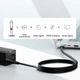 Мережевий зарядний пристрій Baseus Baseus GaN5 Pro HUB 2xUSB-C/HDMI/USB-A 100W USB-C to USB-C Cable Black (CCGP110201) - зображення 13