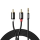 Кабель Ugreen Mini Jack 3.5mm to 2x RCA 5m Black (6957303807093) - зображення 1