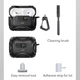 Чохол для навушників ESR Cyber FlickLock Halolock для AirPods Pro 3 Black with MagSafe (4894240289204) - зображення 7