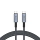 Кабель Tech-Protect UltraBoost Max USB-C to USB-C 2 m Grey (5906302308996) - изображение 1