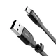 Кабель Baseus Nimble USB-A to USB-C 0.23m Black (CATMBJ-01) - зображення 6