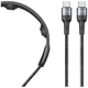 Kabel Usams USB‑C to USB‑C 100W 1.4 m Black with Massager (6958444995250) - obraz 2