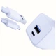 Мережевий зарядний пристрій 3mk Hyper QC/PD 20W USB-C | USB-A White (5903108640084) - зображення 8