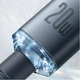 Кабель Baseus Crystal Shine USB-C to Lightning 2m Blue (CAJY000303) - изображение 12