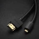 Кабель Ugreen HD127 micro HDMI - HDMI 4K 3D 1m Black (30148-ugreen) - изображение 2