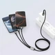 Кабель Tech-Protect UltraBoost 3-in-1 USB-A to Lightning | UCB-C | Micro-USB 15W 1.2 m Iron Grey (5906302330294) - изображение 5
