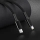 Кабель Baseus High Density Braided USB-C to Lightning 1m Black (CATLGD-01) - изображение 10