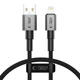 Кабель Tech-Protect Ultraboost DNA USB-A to Lightning 0.25 m Iron Grey (5906302361731) - изображение 1