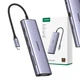 USB-хаб Ugreen CM498 10-in-1 USB-C to 3xUSB-A/USB-C/HDMI/VGA/RJ45/AUX 3.5mm/SD/TF Silver (15601) - зображення 1
