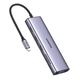 USB-хаб Ugreen CM498 10-in-1 USB-C to 3xUSB-A/USB-C/HDMI/VGA/RJ45/AUX 3.5mm/SD/TF Silver (15601) - зображення 2