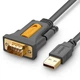 Кабель-адаптер Ugreen USB-A to DB9 RS-232 1.5m Grey (6957303822119) - зображення 1