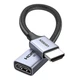 Адаптер Ugreen HD165 HDMI to HDMI 100W 0.15m Black (15518) - изображение 2
