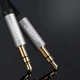 Кабель Ugreen AV119 Angled AUX 3.5mm Mini Jack to AUX 3.5mm Mini Jack 1m Black (10597B) - изображение 6