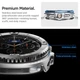 Чохол Spigen Bezel Tune Pro Pilot для Samsung Galaxy Watch 8 Classic 46 mm Silver (ACS10017) - зображення 13