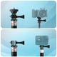 Монопод Tech-Protect GA100 Monopad & Selfie Stick для GoPro | DJI Black (5906302371747) - зображення 2
