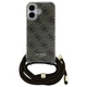 Чохол Guess Crossbody Cord 4G Print для iPhone 16 Brown (GUHCP16SHC4SEW) - зображення 2
