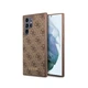 Чохол Guess 4G Metal Gold Logo для Samsung Galaxy S23 Ultra S918 Brown (GUHCS23LG4GFBR) - зображення 1