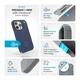 Чехол Speck Presidio2 Grip ClickLock для iPhone 16 Pro Coastal Blue Dust Grey with MagSafe (150701-3206) - изображение 3