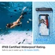 Водонепроникний чохол Spigen A610 Universal Waterproof Float 8.2" Crystal Clear (AMP04530) - зображення 8